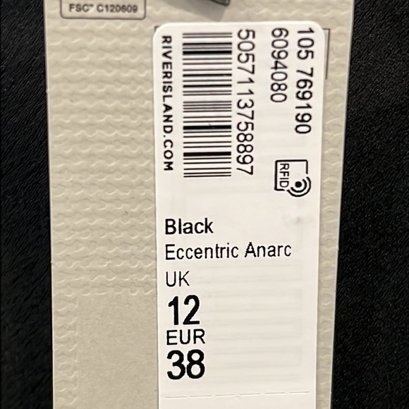 RIVER Island Black Satin V neck Spaghetti Straps top size US 8 - Picture 10 of 14